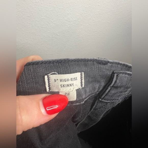 Madewell Black High Rise Skinny Jeans Classic Fit - Picture 4 of 4